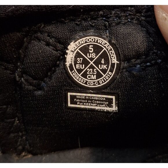 Keen Mens Newport H2 Sandals Size 5 Blue/Black With Yellow Accents Waterproof & - Picture 9 of 9